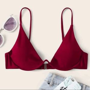 Adjustable Strap Underwire Bikini Top